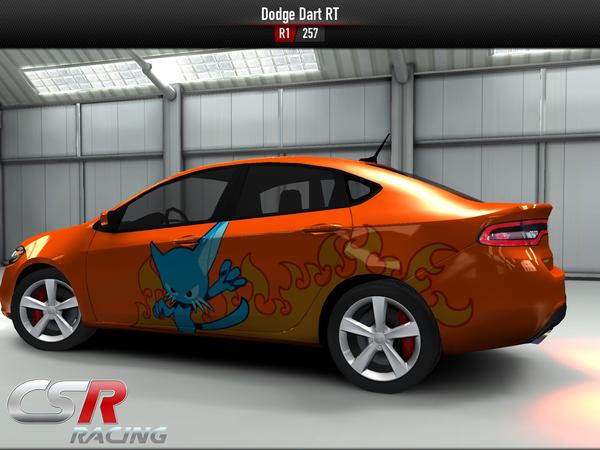 mitch7474's tweet photo. J'ai eu une déco Miaoumm dans #CSRRacing pour iPad #paintjob. C'est GRATIS ! http://t.co/NOipuSzV http://t.co/DCtpqziz