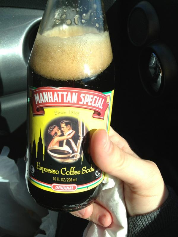 I'm not sure that an espresso coffee soda is such a good idea.