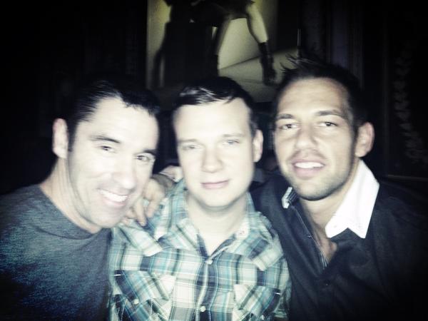 thejohnnycastle's tweet photo. Pic last night with my boys @101models some of us may have been a little smashed http://t.co/7agXmqzv