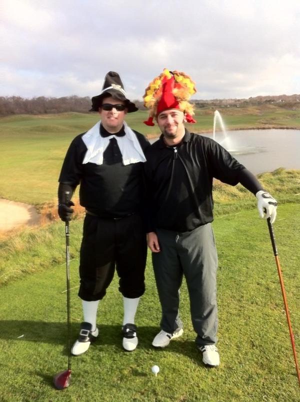 <a href="/golf_mafia/">The Golf Mafia</a> Throwback to thanksgiving day golf. @Schoendave <a href="/tstan1230/">tommy stanley</a> <a href="/lindsayschoen/">Lindsay Schoen</a> #golfheads