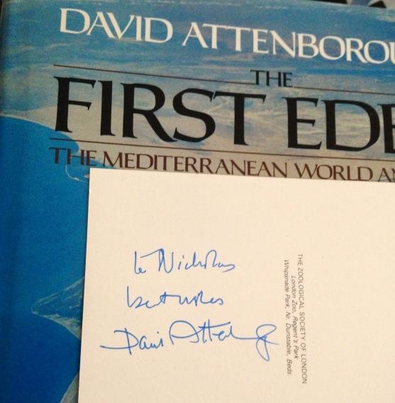 niksargent's tweet photo. Crikey - just discovered this in my David Attenborough book. That nearly went to chariddy! :-) #fb http://t.co/TP0D3J3E