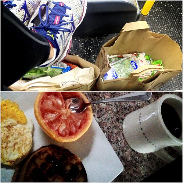 BritwhiteTIU's tweet photo. Started w/ a healthy b-fast then ran 3 mi to TJ's for next week's goods! Bussing it home 😊 #100byVDay #LoveYourBody http://t.co/eaPCu3xf