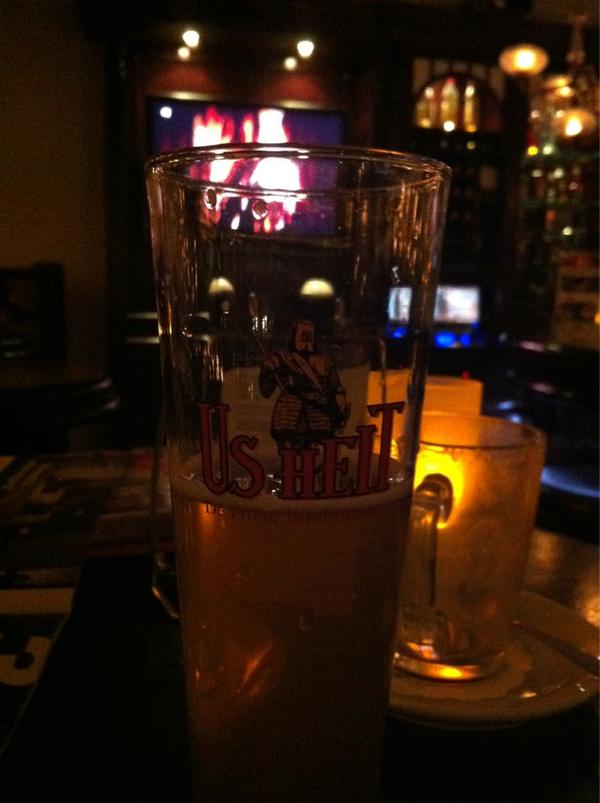 Dubbel tarwebier van #UsHeit in De #Wijnberg in #Bolsward is heerlijk. Wellicht zo een second opinion. #bierverhalen