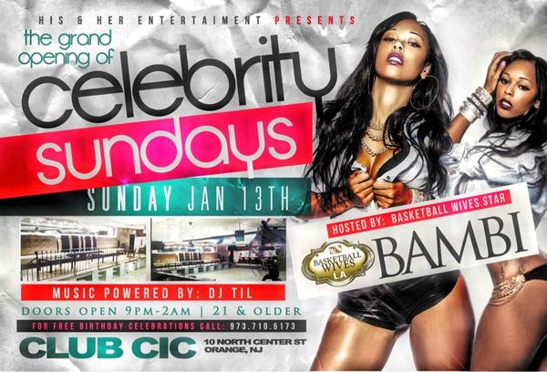 LipStickGANG's tweet photo. Next Stop... New Jersey. Celebrity Sundays am @ CIC tmrw night. @AdizBAMBI will b n da buildng 👯👯✨✨✨ TurnUp http://t.co/NG9sqowO