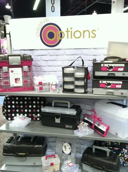 creating4causes's tweet image. #CHAShow #crafting share: lots of storage options #CreativeOptions #organizing