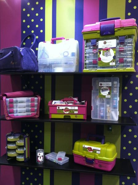 creating4causes's tweet image. #CHAShow #crafting share: lots of snazzy storage options #CreativeOptions #organizing