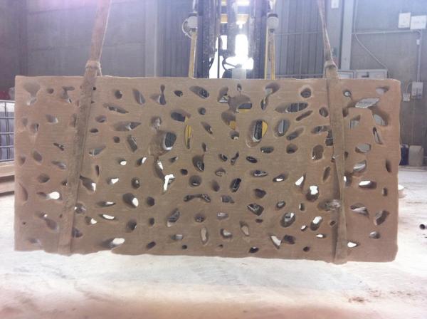 DShapeCorp's tweet photo. Organic Sculpture Screen by Alexander Tranter D/DOCK – Amsterdam http://t.co/6Y5ZWYF6
