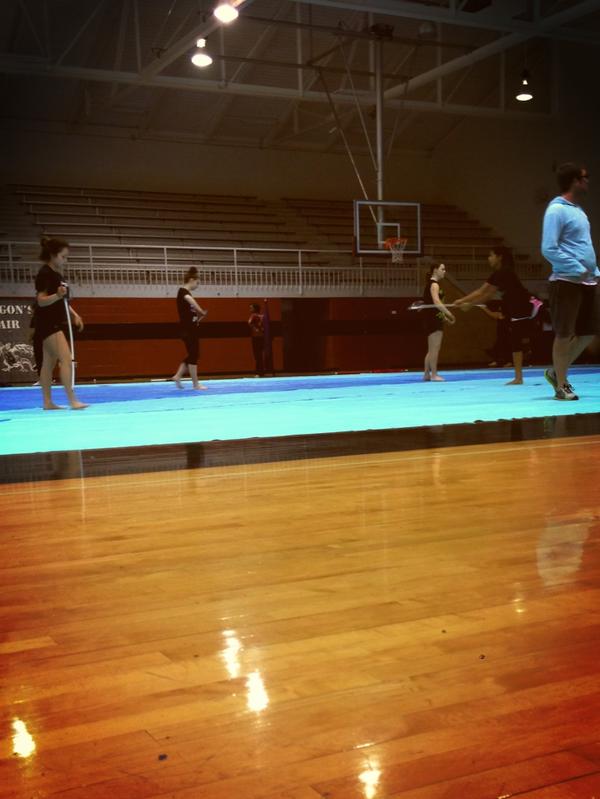 rrhsdragonband's tweet photo. Open guard rehearsal. http://t.co/n4esTlqs