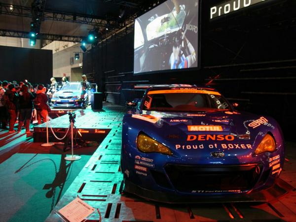 BRZ_subaru's tweet photo. 東京オートサロン2013、最終日いよいよスタートしました。是非、スバルブースを体感してください！遠方の方のためにUstreamライヴも行なっております！ #BRZ_subaru #subarutas http://t.co/BXq4EOSq