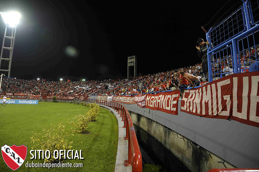 La hinchada Roja en Mar del Plata