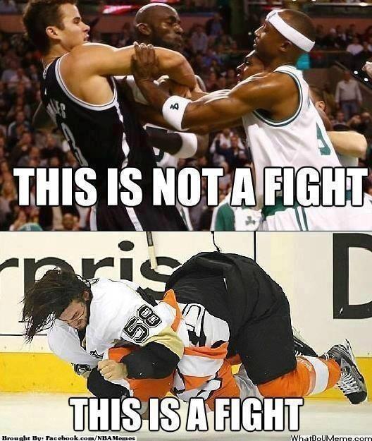 3rdstringtendyc's tweet photo. Love watching fights... From the stands... http://t.co/zYBLMP4b