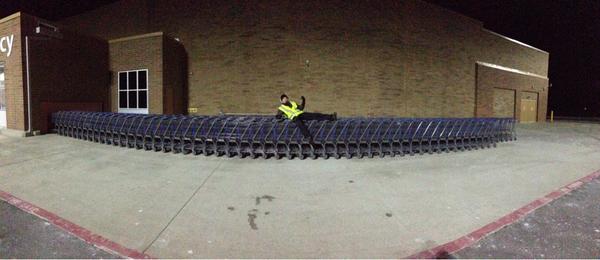 life_of_trev's tweet image. 49 carts #AtOnce #CartPusher #NotAsImpressive #ButStill