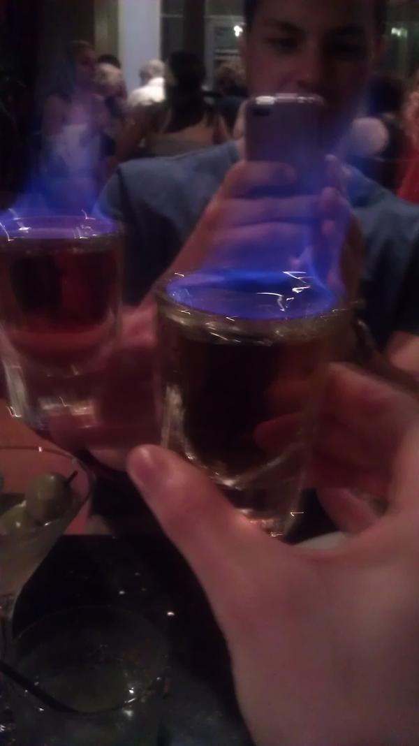 G_LeBron's tweet photo. What a night http://t.co/h3XpjTD7