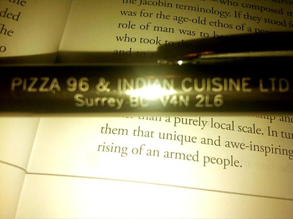 The official #Pizza96 pen!