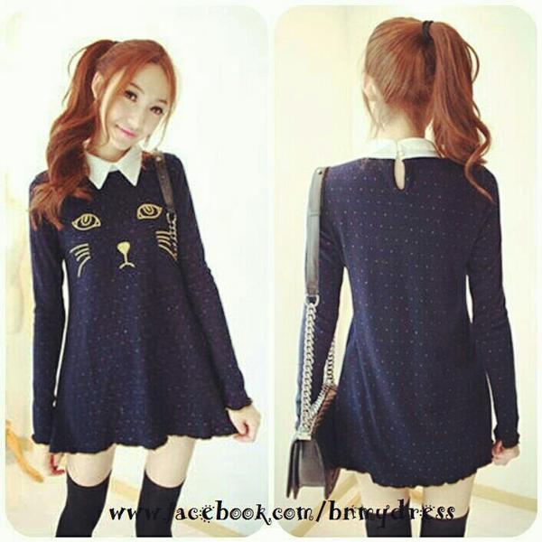 bellbong's tweet photo. พร้อมส่งเดรสแมวน่ารักๆ สอบถามเพิ่มเติม http://t.co/U7nhUR80 http://t.co/ex3t3eF0