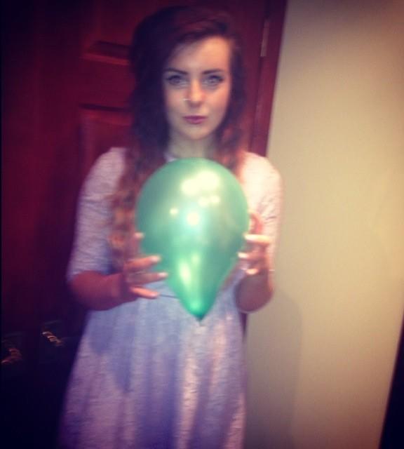 I've had a phobia of balloons all my life and last night I held one OMFG #effectsofalcohol