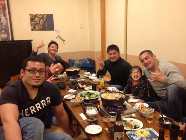 Brewser71's tweet photo. Chunko Nabe (japanese stew) after watching Sumo!! Thanks for the day my nihonjin bro's @damnkoons http://t.co/nhB4HGxb