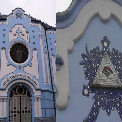 ill_turkey's tweet photo. Bratislava'da (Slovakya) Blue Church (Mavi Kilise) ... http://t.co/4gCcV3EU