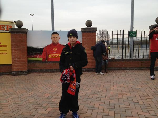 Since Rooney is not playing I will take his place! Me and another guy called RVP - don't be sad dad !