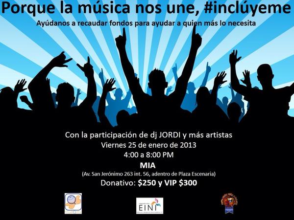 ALorenaT's tweet photo. @TrueQMx Porque la música nos une a todos, acompáñanos! http://t.co/q7y6J2c7