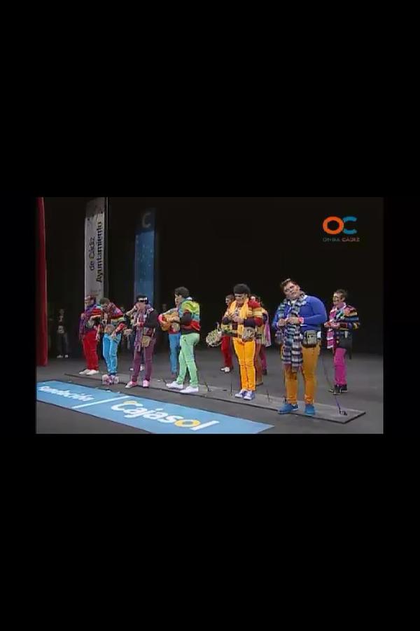 COACTV's tweet photo. Aquí vemos a la chirigota "Hay quien disse que Cadi" vestidos de homosexuales. #coac2013 http://t.co/qXUDCRPA