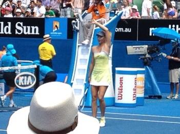 RT <a href="/AustralianOpen/">#AusOpen</a>: Sharapova bt Pouchkova 6-0 6-0 #ausopen