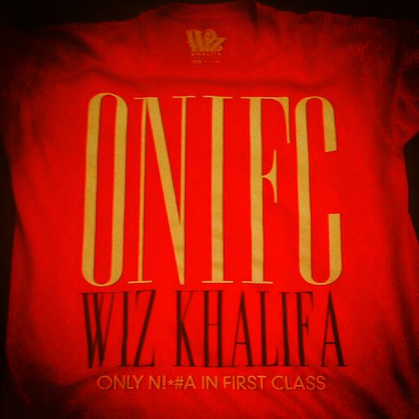 cerfnick25's tweet photo. @wizkhalifa My #ONIFC T-shirt . Reppin my nigga Wiz Khalifa http://t.co/50Gk4jRQ