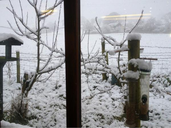 Got the open fire going-what a wonderful place to make pianos! 
Have you got a better view than this? 
Let us know RT