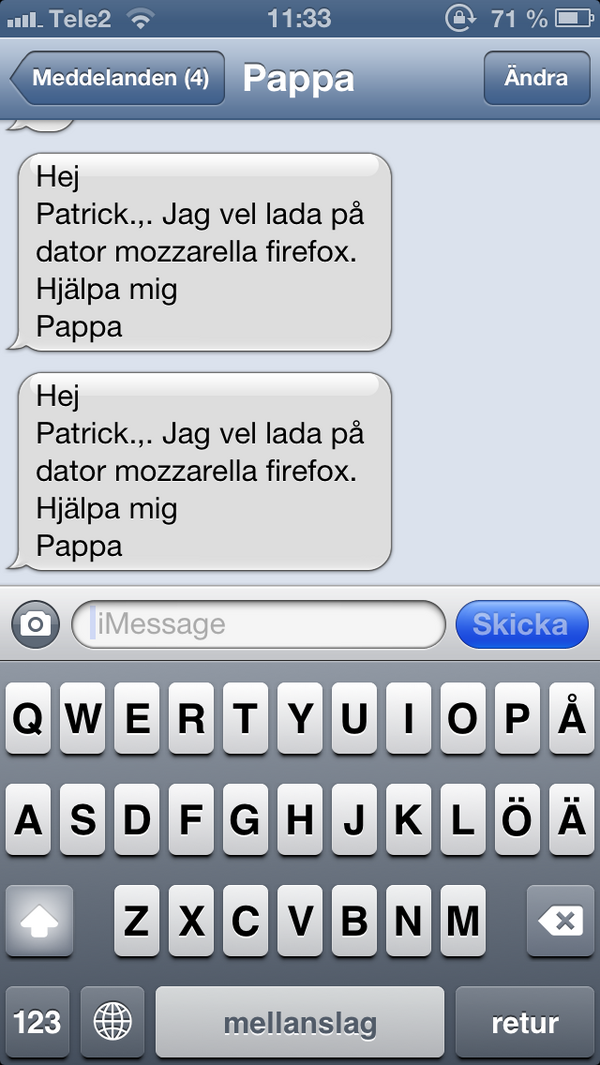 p4tte's tweet photo. Ah okej pappa jag kan hjälpa dig ladda ned Mozzarella Firefox. http://t.co/Ek27zcic