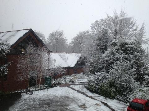 The EEC on a white day....