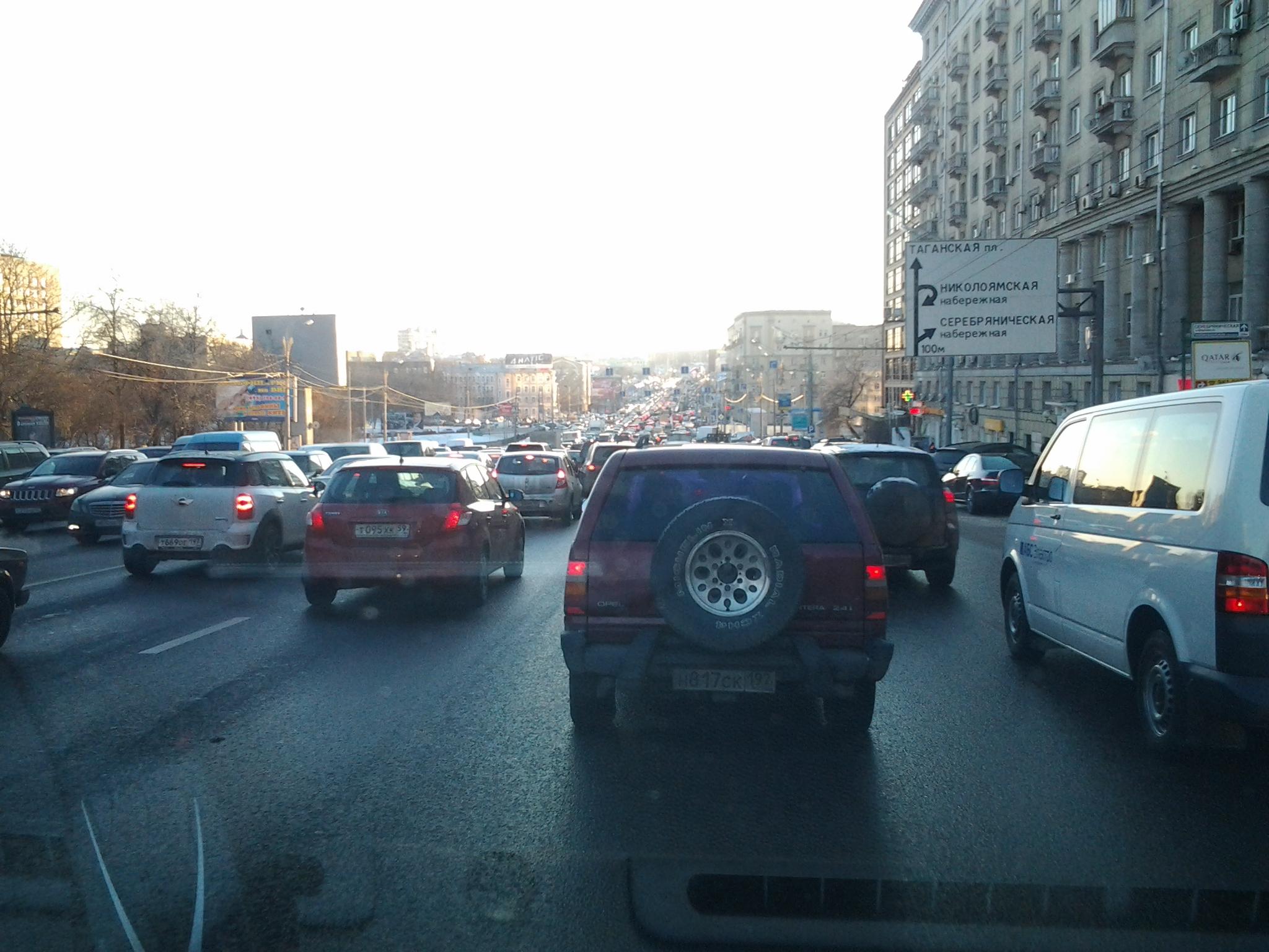 Москва, пробки