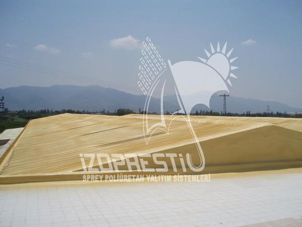 Tavuk ve Mantar Çiftliği Sprey Poliüretan Uygulaması..