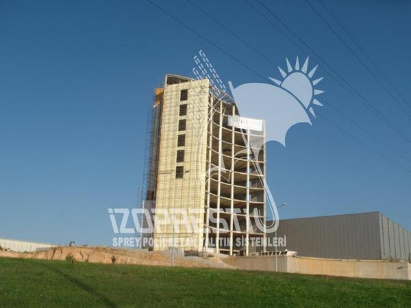 Dış Cephe Giydirme Sprey Poliüretan Uygulaması..