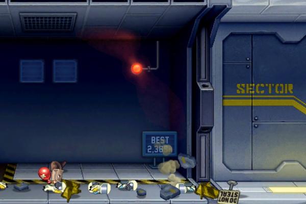 mckee_ellen's tweet photo. I just flew 625m in a brilliant game of Jetpack Joyride on iPhone. Booyah! http://t.co/UXtPkVhA http://t.co/klk8He08