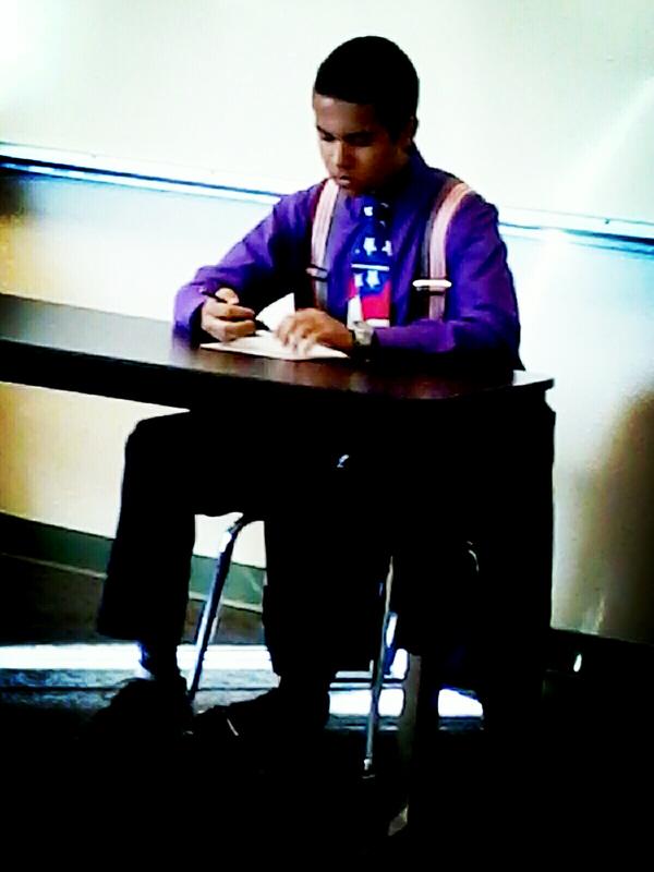 PurpleParty7th's tweet photo. Terron is representing his party and country. Are other parties ashamed of their colors? #VAHScampaign http://t.co/fA3I7rP2
