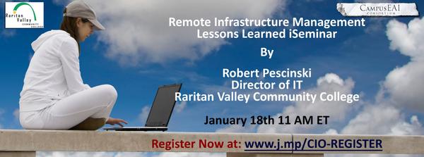 CConsortiumOrg's tweet photo. Raritan Valley Community College's #RIM Services Lessons Learned iSeminar Jan18, 11am ET http://t.co/hBq2BkcO #EDTECH http://t.co/99Ep4GkQ