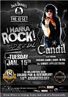 Don't miss it!! Tonite....I wanna Rock with Candil. Just rsvp now....