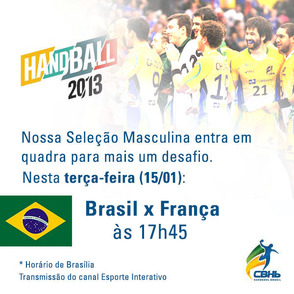 handball2011br's tweet photo. Mundial Masculino - Brasil x França http://t.co/Je3pvFAF