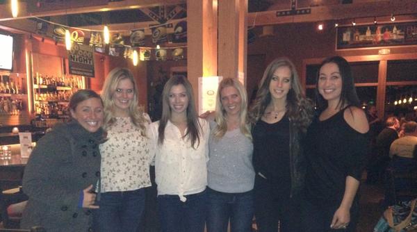 KatieSheaffer's tweet photo. #celebrating Megan's #engagement party was so much #fun with the #girls. I #love you #all so #much! http://t.co/7TWqPais