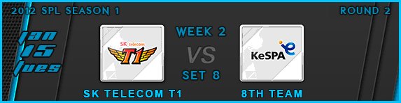 Star_Sense's tweet image. #SPL S1 - 2013 01 15 - R02W02 - Set 08 - SKT T1 vs 8th - 720p HD VOD PRiMA | Star-Sense.com  |