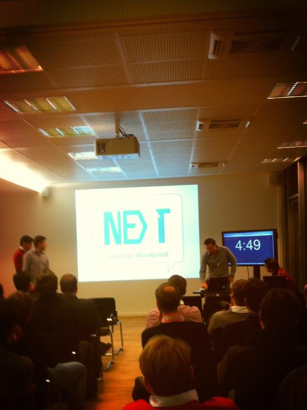 STARTPLATZ's tweet photo. @Cabismo on Stage #startplatz http://t.co/2qmzUTO8