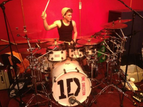 manchbr's tweet image. #JoshDevine ou le batteur des #OneDirection