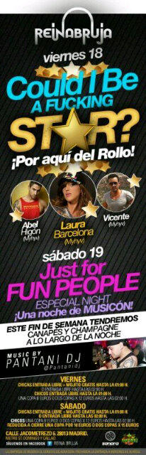 Diego_Mambu's tweet photo. Este Viernes en Reinabruja LauraBarcelona,Vicente,Abel...Entra gratis por mi lista: Diego Gonzalez. @GataGandiaSh RTRT http://t.co/4EdXJsBK