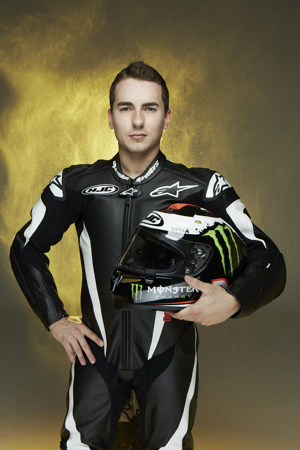 Jorge Lorenzo reveals new HJC Monster Energy lid