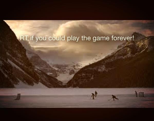 TrueHockeyFlow's tweet photo. Could you play forever? http://t.co/FW4XLjWX