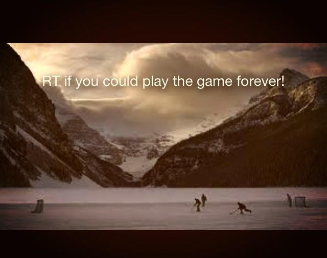 True Hockey Flow On Twitter Could You Play Forever Http t co