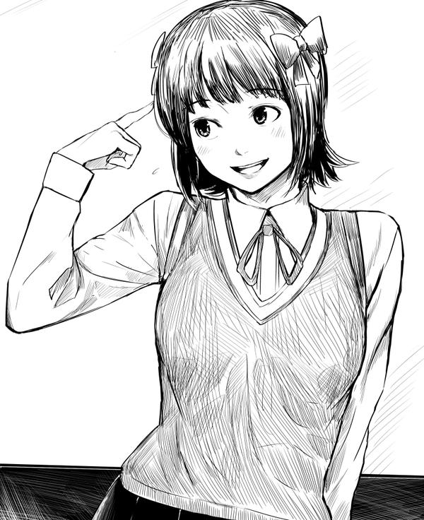 ごく普通の春香。キャラとして初めて認識してたのが彼女…ではなくてののワとほめ春香だった。 
