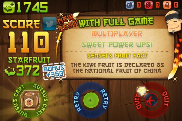 jenmin19's tweet photo. I just sliced 110 fruit in Classic Mode on Fruit Ninja for iPhone!ughjjg http://t.co/XfhTnnfu http://t.co/sSEFF6bh