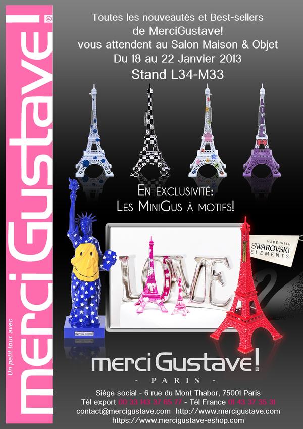 Des nouveautés, des nouveautés, des nouveautés, Rendez-vous du 18 au 22 Janviers 2013 au salon #MaisonetObjet