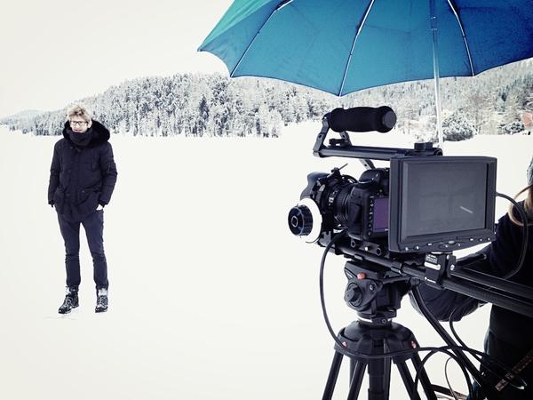 Video shooting in St Moritz #shooting #filmaking #video